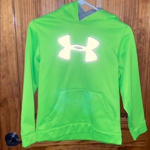 Neon Green Under Armour Hoodie